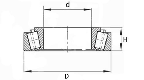 32008 Separable Tapered Roller Bearing 32008 Separable Tapered Roller Bearing